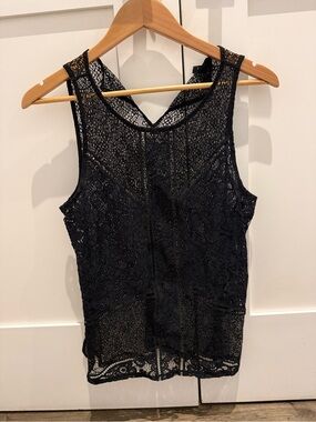 Express Black Lace Camisole Tank